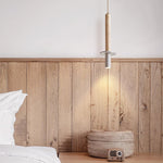 Linea Travertine Pendant Light – Modern Stone Pendant Lamp for Dining & Living Spaces