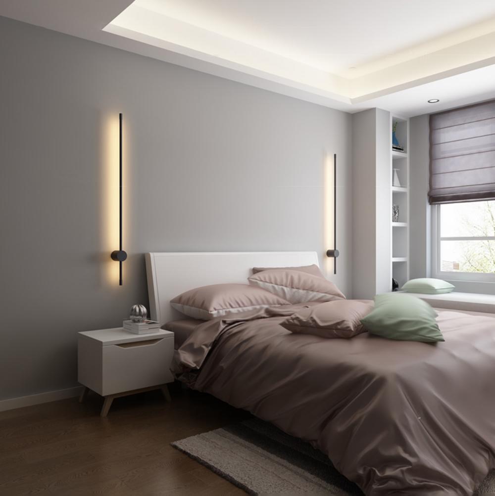 Linear LED Rechargeable Wall Sconce – Modern Minimalist Ambient Lighting