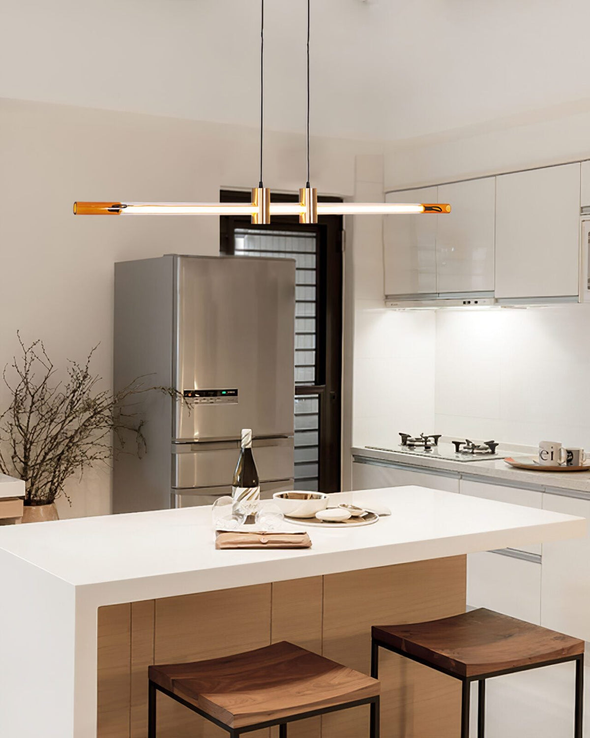 Linear Changhong Chandelier