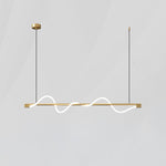 Linear Curve Island Chandelier