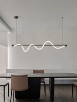 Linear Curve Island Chandelier