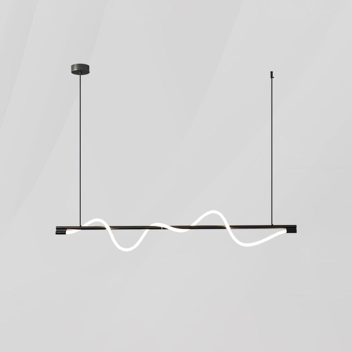 Linear Curve Island Chandelier