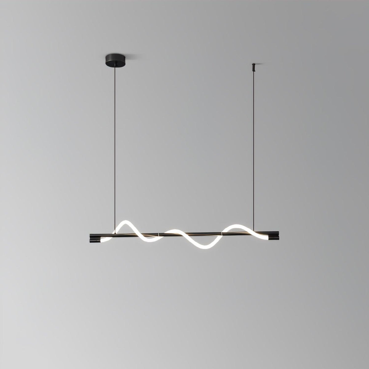 Linear Curve Island Chandelier