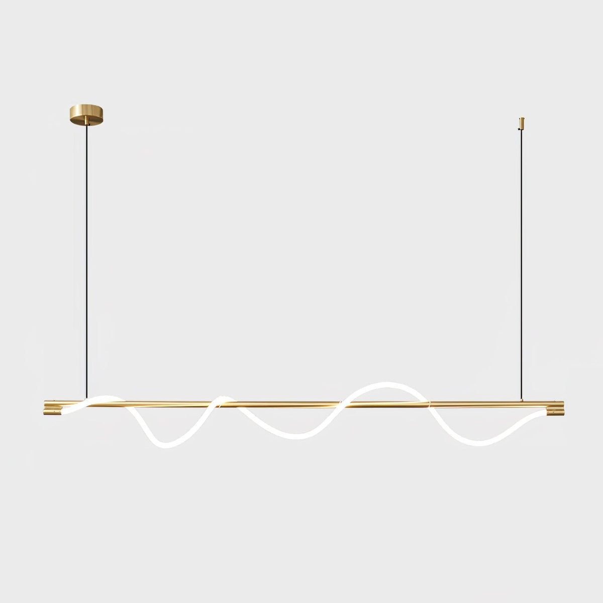 Linear Curve Island Chandelier