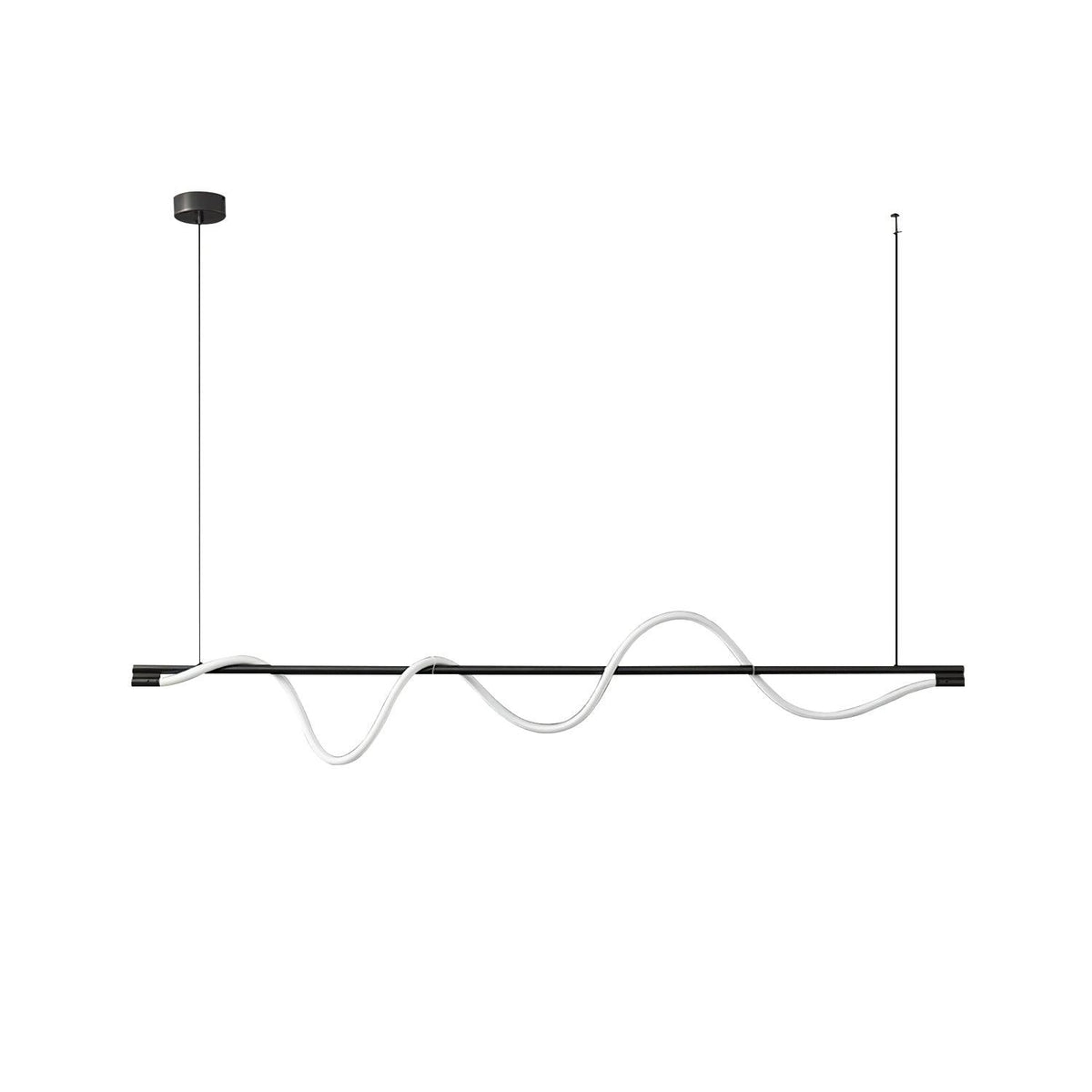 Linear Curve Island Chandelier