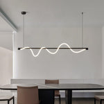 Linear Curve Island Chandelier