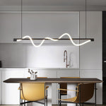 Linear Curve Island Chandelier