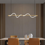 Linear Curve Island Chandelier