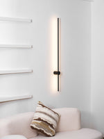 Linear LED Rechargeable Wall Sconce – Modern Minimalist Ambient Lighting