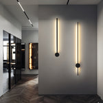 Linear LED Rechargeable Wall Sconce – Modern Minimalist Ambient Lighting
