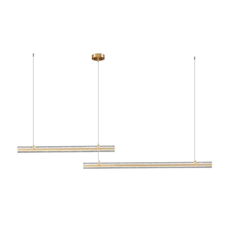 Linear Ribbon Island Pendant Light