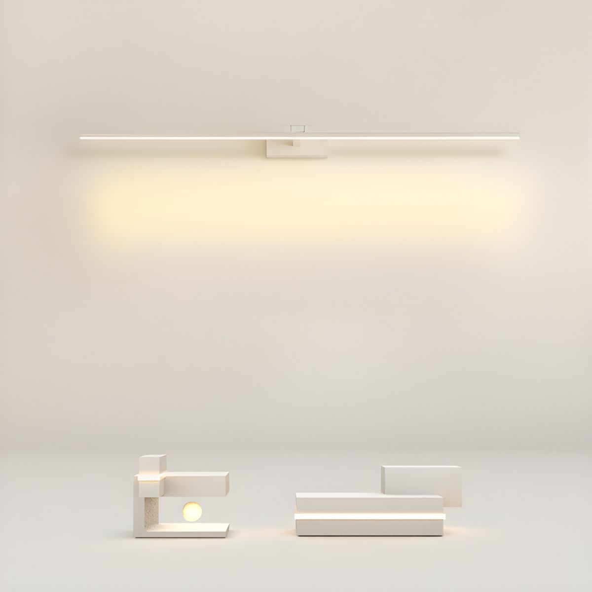 Linear Mounted Vanity Wall Light