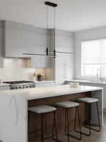 Links Linear LED Pendant Light for Kitchen Island | Modern Minimalist Ceiling Lamp