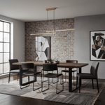 Links Linear LED Pendant Light for Kitchen Island | Modern Minimalist Ceiling Lamp
