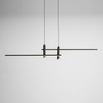 Links Linear LED Pendant Light for Kitchen Island | Modern Minimalist Ceiling Lamp