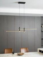 Links Linear LED Pendant Light for Kitchen Island | Modern Minimalist Ceiling Lamp