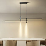 Links Linear LED Pendant Light for Kitchen Island | Modern Minimalist Ceiling Lamp