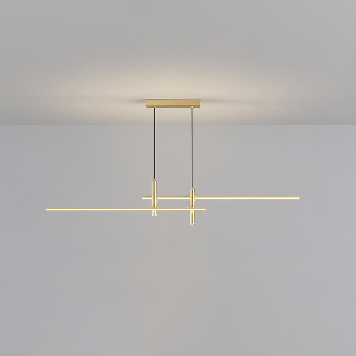 Links Linear LED Pendant Light for Kitchen Island | Modern Minimalist Ceiling Lamp