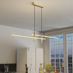 Links Linear LED Pendant Light for Kitchen Island | Modern Minimalist Ceiling Lamp