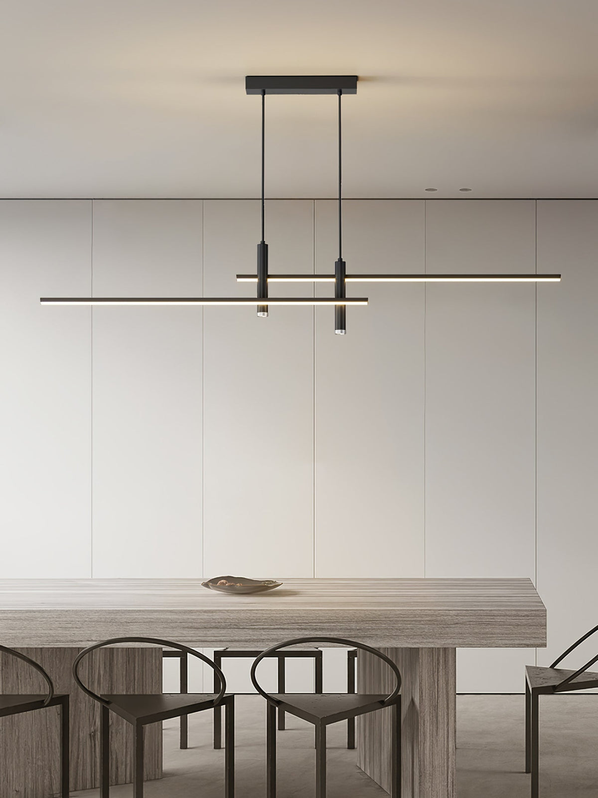 Links Linear LED Pendant Light for Kitchen Island | Modern Minimalist Ceiling Lamp