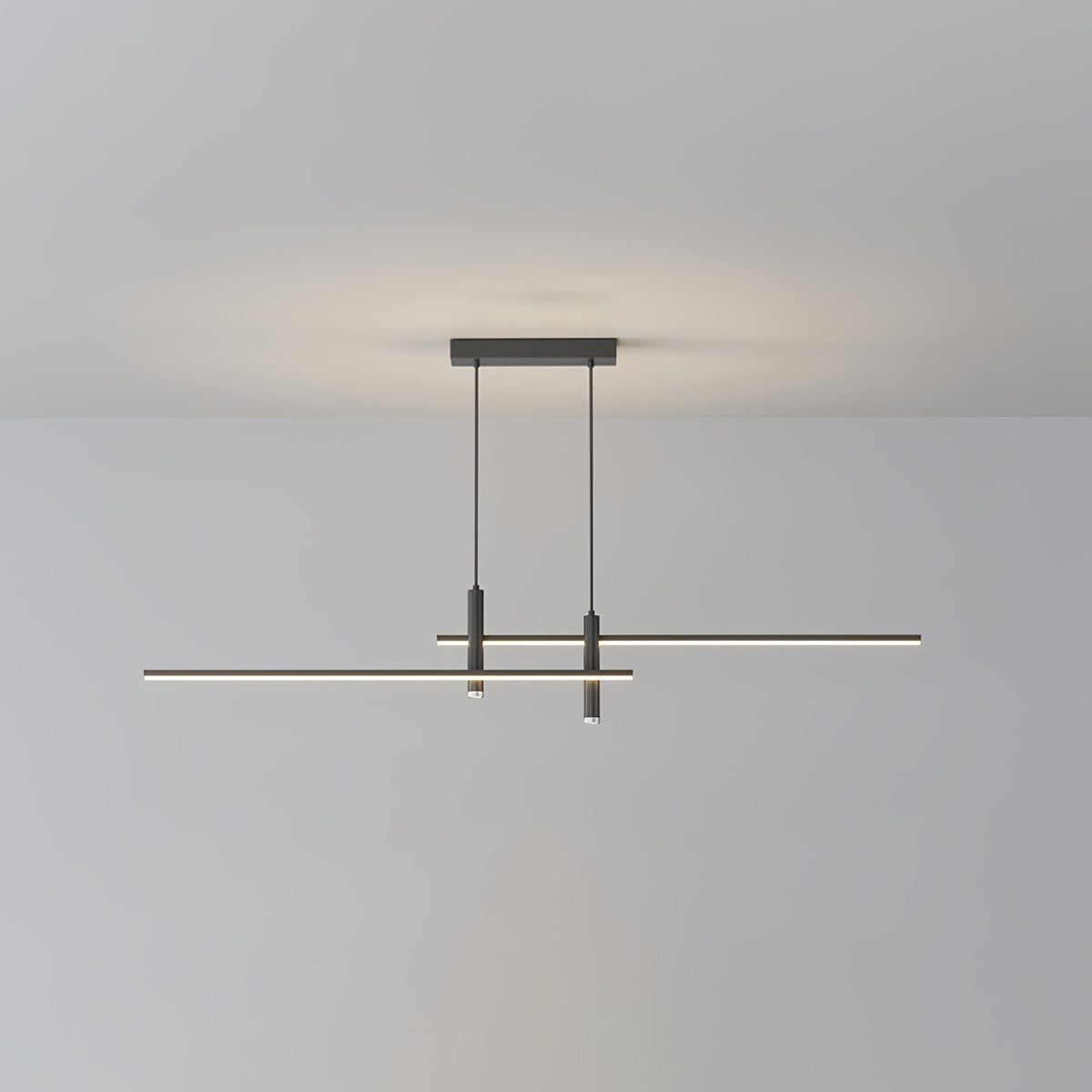 Links Linear LED Pendant Light for Kitchen Island | Modern Minimalist Ceiling Lamp