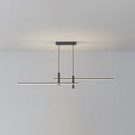 Links Linear LED Pendant Light for Kitchen Island | Modern Minimalist Ceiling Lamp