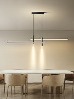 Links Linear LED Pendant Light for Kitchen Island | Modern Minimalist Ceiling Lamp