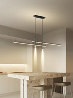 Links Linear LED Pendant Light for Kitchen Island | Modern Minimalist Ceiling Lamp
