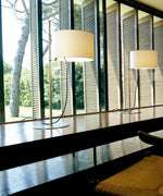 Lino Arc Table Lamp – Sculptural Brass & Fabric Designer Lamp for Modern Interiors