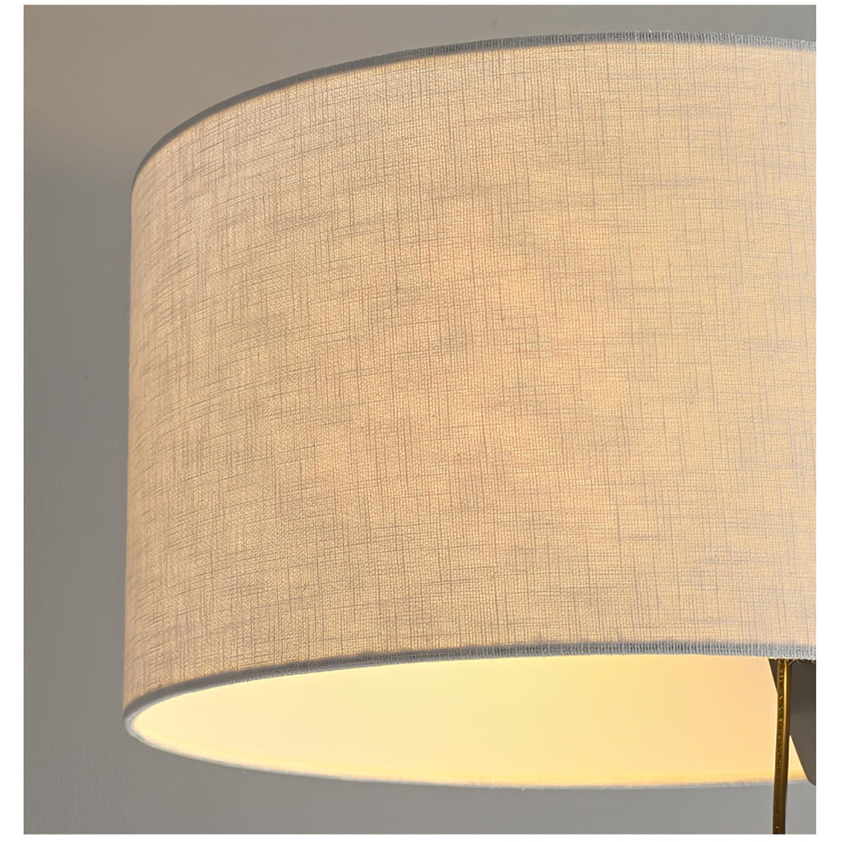 Lino Arc Table Lamp – Sculptural Brass & Fabric Designer Lamp for Modern Interiors