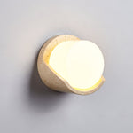 Linus Travertine Wall Sconce – Natural Stone Modern Wall Light