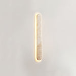 Lior Sculptural Travertine LED Wall Sconce for Modern Interiors