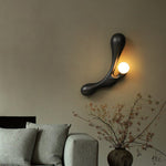 Liora Drift Wood Wall Sconce | Sculptural Solid Wood Wall Light