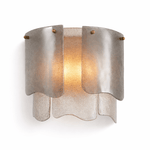 Liora Sculptural Melted Glass Wall Sconce in Gold