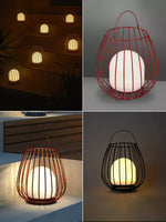 Liora Rechargeable Outdoor Lantern with LED Warm Light
