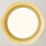 Liora Scallop Ceiling Light — Modern Wood Veneer LED Flush Mount
