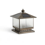 Liora Solar Pagoda Outdoor Light – Modern Architectural LED Lantern