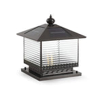 Liora Solar Pagoda Outdoor Light – Modern Architectural LED Lantern