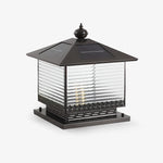 Liora Solar Pagoda Outdoor Light – Modern Architectural LED Lantern