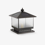 Liora Solar Pagoda Outdoor Light – Modern Architectural LED Lantern