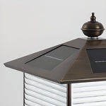 Liora Solar Pagoda Outdoor Light – Modern Architectural LED Lantern