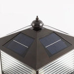 Liora Solar Pagoda Outdoor Light – Modern Architectural LED Lantern