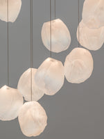 Liquid Glass Stone Pendant Light – Sculptural Blown Glass Chandelier