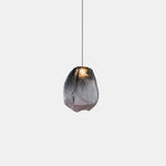 Liquid Glass Stone Pendant Light – Sculptural Blown Glass Chandelier