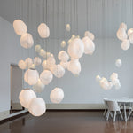 Liquid Glass Stone Pendant Light – Sculptural Blown Glass Chandelier