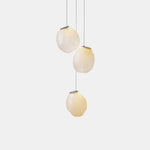 Liquid Glass Stone Pendant Light – Sculptural Blown Glass Chandelier