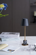 Lirio Mini Marble Table Lamp – Portable LED Accent Light