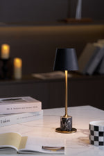 Lirio Mini Marble Table Lamp – Portable LED Accent Light