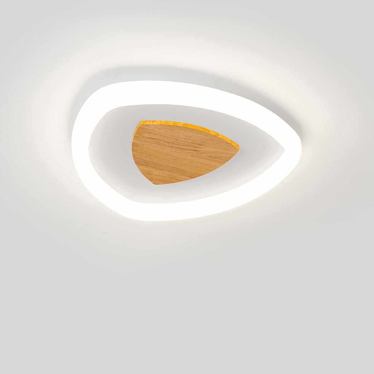 Log Triangle LED Ceiling Light