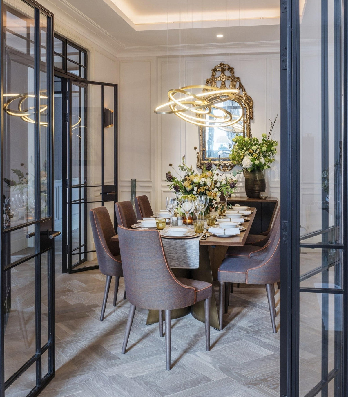 Aveline Modern LED Pendant Chandelier for Dining Room and Living Room